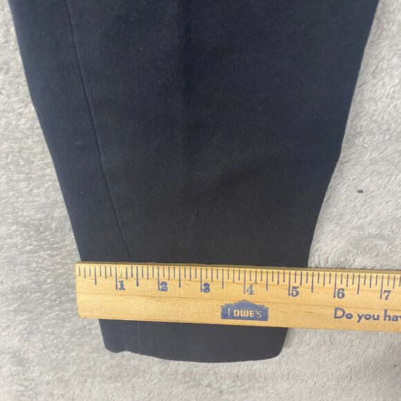 Everlane Pants Womens 2 Black Side Zip‎ Elastic Waist High Rise Cotton - Picture 7 of 10